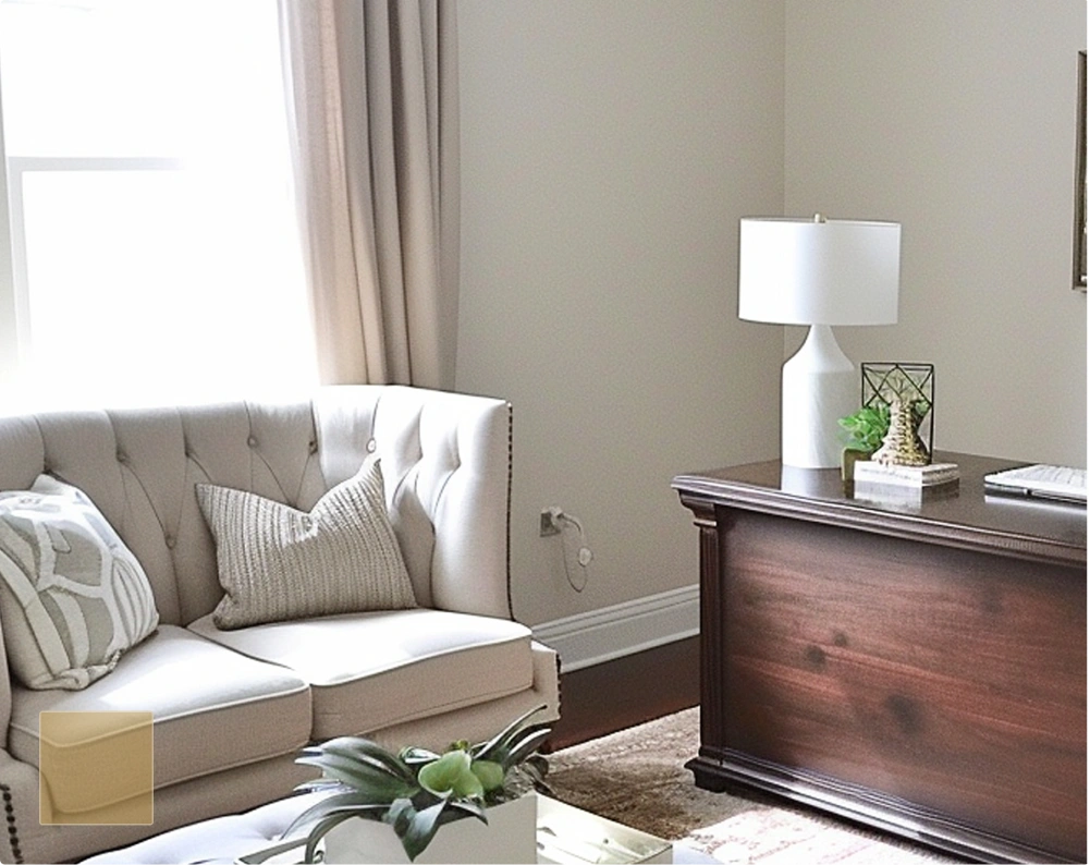 Cozy living room with elegant decor