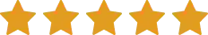 Five orange stars in a row